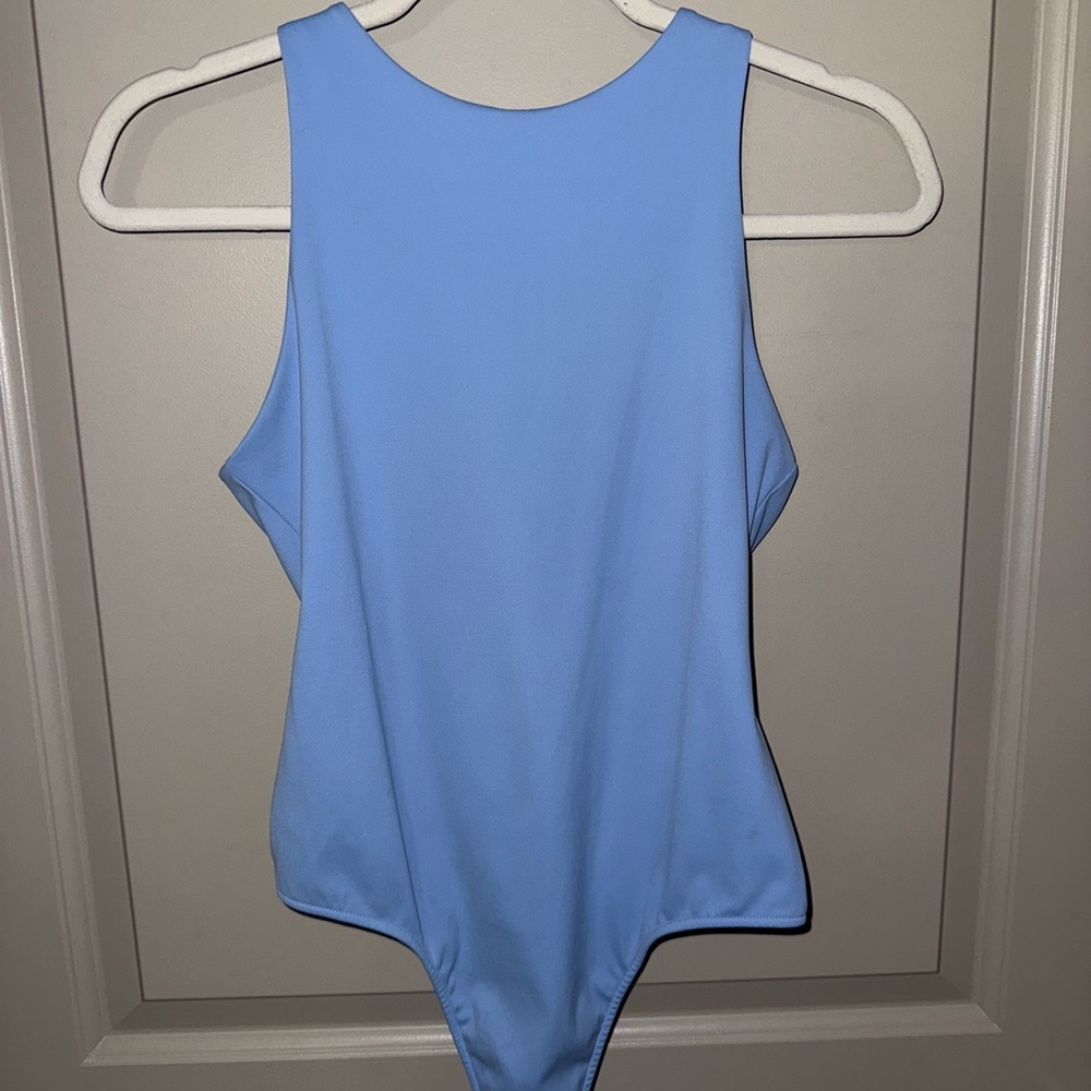 Steve Madden Light Blue Bodysuit